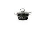 Oala 1.9l cu capac din sticla Italian Food Metalacemail/16cm/1.9l