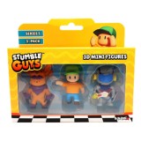 Set 3 mini figurine 3D, Stumble Guys, S5