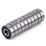 Set 10 Rulmenti 627-2RS, 7x22x7 mm, Otel, Etansati, Industriali, Auto, Moto, Utilaje