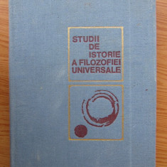Studii de istorie a filozofiei universale, volumul 1 (1969, editie cartonata)