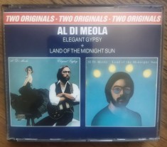 Al Di Meola ? Elegant Gypsy + Land Of The Midnight Sun [ 2 X CD ] foto