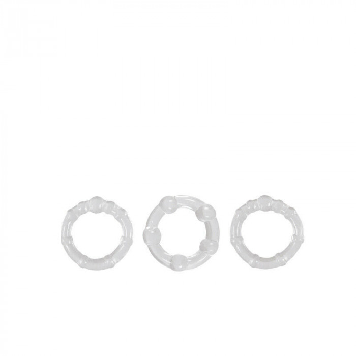 Renegade Intensity Rings - Set 3 inele penis silicon cu bile