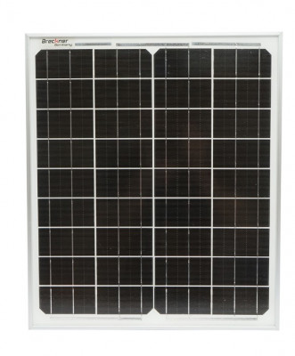 Panou solar 20W fotovoltaic policristalin cu cablu de conectare 410x350x17mm (DISDM85) foto