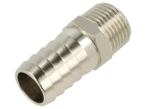 Racord push-in ştuţ alamă nichelată 20mm R 1/2