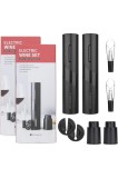 Deschizător de sticle de vin electric portabil MD700, ideal pentru reuniuni de familie, baruri și cadouri (Pachet