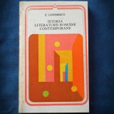 ISTORIA LITERATURII ROMANE CONTEMPORANE - E. LOVINESCU