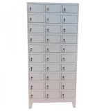 Vestiar Dulap metalic Premium pentru valori cu 30 compartimente si picioare, 900x500x1920 mm (LxlxH), Neasamblat, PLUS