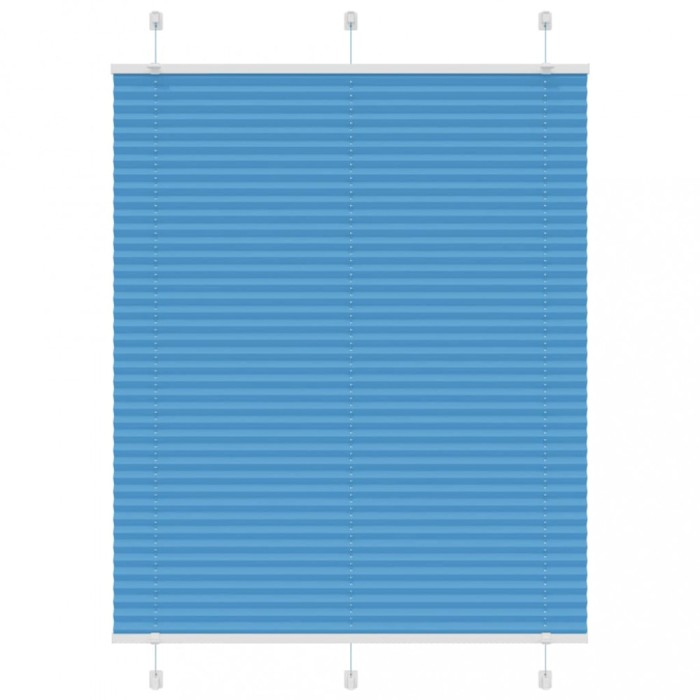 Gossi jaluza plisata albastru 105x100 cm latime tesatura 104,4 cm