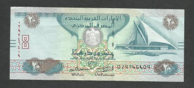 EMIRATELE ARABE UNITE 20 DIRHAMS 2016 [1] P - 28 d , XF foto