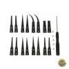 Kit Reparatie GSM Neo 9in1: Penseta, Plastic, Portocaliu/Negru - Accesorii Service Telefon