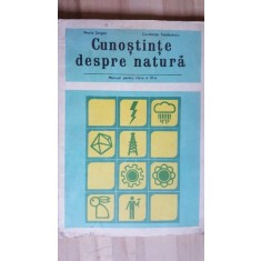 Cunostinte despre natura. Manual pentru clasa a 4-a - Maria Soigan, Constanta Teodorescu