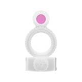 Inel vibrator pentru penis CASUAL LOVE Vibrating Ring for Couples, pentru erecții puternice și stimulare clitoris, transparent