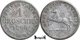 1866 B, 1 Groschen - George al V-lea - Regatul Hanovra, Europa