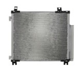 Condensator climatizare Toyota IQ, 10.2008-, motor 1.0, 50 kw; 1.33, 72 kw benzina, cutie manuala/CVT, full aluminiu brazat, 450(420)x387(375)x16 mm,