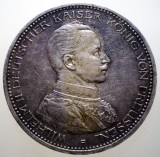 C.293 GERMANIA PRUSIA WILHELM II 5 MARK 1913 A ARGINT