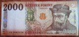 M1 - Bancnota foarte veche - Ungaria - 2 000 forint - 2020