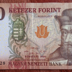 M1 - Bancnota foarte veche - Ungaria - 2 000 forint - 2020