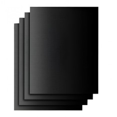 Set 4 Folii Antiaderente din Teflon, Cyrax, Multifunctionale, Rezistente la Apa si Temperaturi Ridicate, pentru Gratar, Cuptor, BBQ Grill, 40x33 cm, N