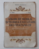 Stiluri De Mobila Si Tehnica Executarii Decoratiunilor - Manual Pentru Licee