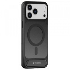 Husa MagSafe pentru Apple iPhone 17 Pro Max, Torras, Pstand, Neagra