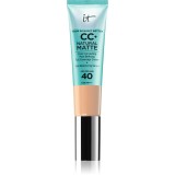 IT Cosmetics Your Skin But Better CC+ Natural Matte crema CC pentru un aspect mat SPF 40 Light Medium 32 ml
