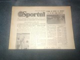 ZIARUL SPORTUL 11 DECEMBRIE 1981 STEAUA CRAIOVA ULTIMUL MECI