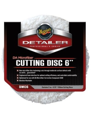Set 2 buc pad polisare abraziv cu microfibre Meguiar&amp;#039;s DA Microfiber Cutting Discs, 159mm foto