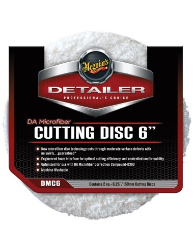 Set 2 buc pad polisare abraziv cu microfibre Meguiar&#039;s DA Microfiber Cutting Discs, 159mm