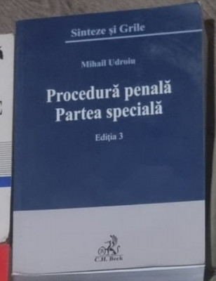Mihail Udroiu - Procedur Penala. Partea Speciala foto