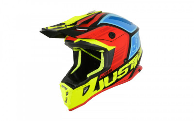 Casca moto/atv JUST1 J38 BLADE, culoare rosu/albastru/galben/negru, L (59-60cm) Cod Produs: MX_NEW KASJUS447 foto