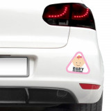 Sticker Baby on board - Fetita (color)