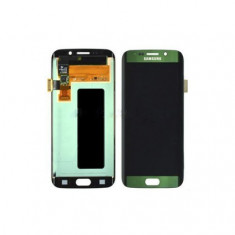 Display cu touchscreen Sam Galaxy S6 edge G925 Verde cu Rama Original