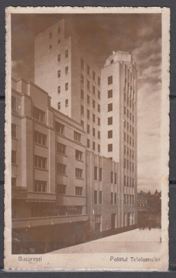 BUCURESTI PALATUL TELEFOANELOR CIRCULATA 1934 foto