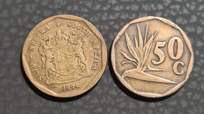Africa de Sud 50 centi cents 1994 foto