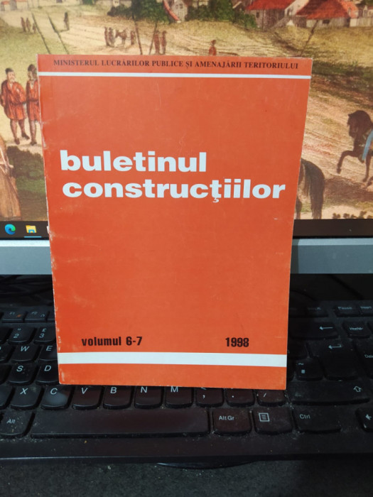 Buletinul Construcțiilor, volumul 6-7, 1998, Prescripții tehnice, Ordine, 039