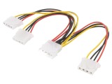 Cablu de alimentare Molex 0,15m (1 tată, 3 mamă)