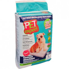 Pet Expert Covor Absorbant Large, Benzi adezive, 60X60cm, 15buc foto