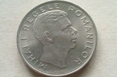 MONEDA 100 LEI 1944-ROMANIA foto