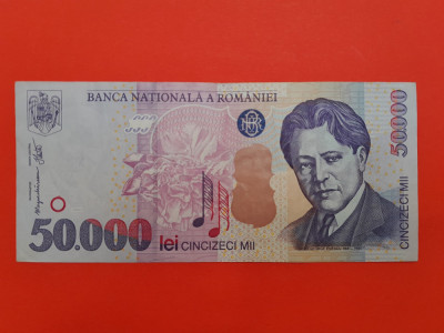Bancnota 50000 lei 2000 - XF foto