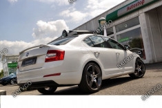 Eleron prelungire portbagaj tuning sport Skoda Octavia 3 5E RS 2013-2017 v2 foto