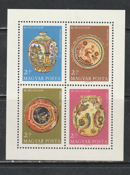 Ungaria 1968 - Ziua Marcii Postale S/S 1v MNH