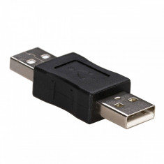 Adaptor AKYGA AK-AD-28 USB-A Male - USB-A Male Negru foto