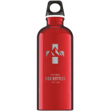 Bidon din aluminiu Mountain Red 0.6L