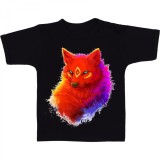 Tricou &quot; Drawing red wolf &quot;