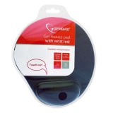 Cumpara ieftin Mousepad Gembird cauciuc si gel negru