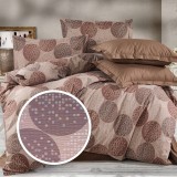 Lenjerie de pat creponata 100% bumbac (crep50) cu husa