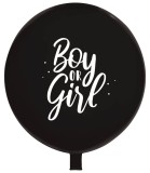Balon Gigant 60 Cm Negru Boy Or Girl