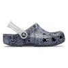 Saboti Crocs Classic Topographic Clog Kids Albastru - Deep Navy/Multi, 28 - 30, 32 - 34, 36 - 38