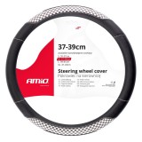 Cumpara ieftin Husa volan Racing Flag, SWC-39-M (37-39cm)