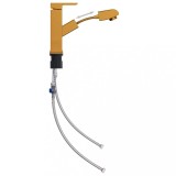 Cumpara ieftin Robinet chiuveta de baie retractabil, auriu, 157x172 mm